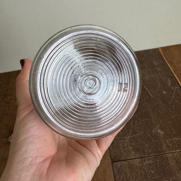 Rare Vintage Kinsella 1874 TRUE MASON Clear Glass Canning Jar Quart Size - Picture 2 of 9